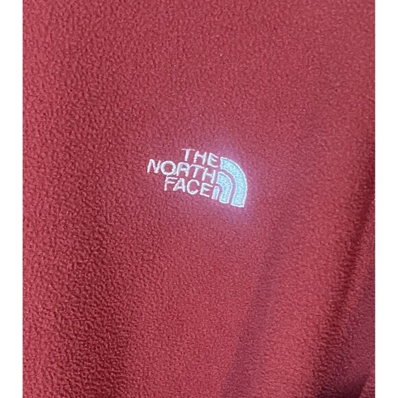 The North Face Men's Red Zip Up Sweater - Picture 3 of 7